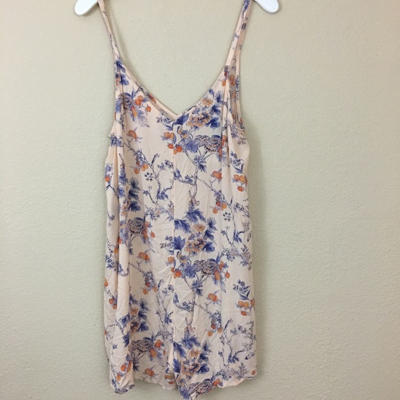 NWT Hinge Romper Peach Print Small - Picture 4 of 7